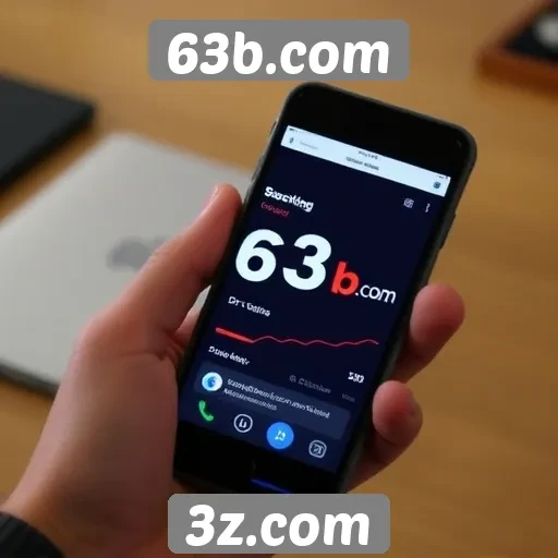 Desempenho técnico do site 63b.com em dispositivos móveis
